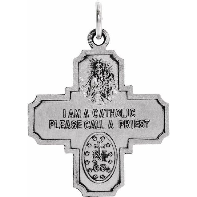 12x12mm Four-Way Cross Medal