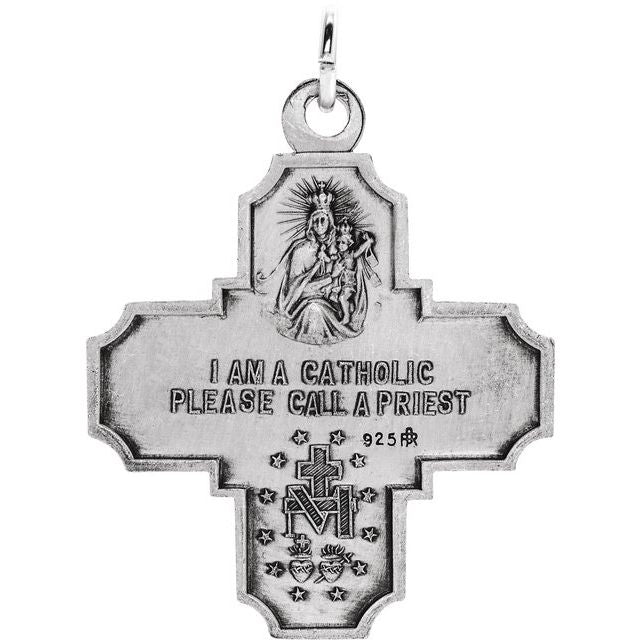 12x12mm Four-Way Cross Medal