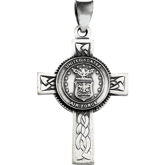 28.5x20.8mm U.S. Air Force Cross Pendant