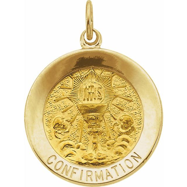18.25mm Round Confirmation Pendant Medal