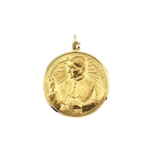 25mm Round Pope John Paul II Medal