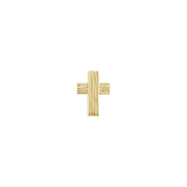 13x10mm The Rugged Cross Lapel Pin