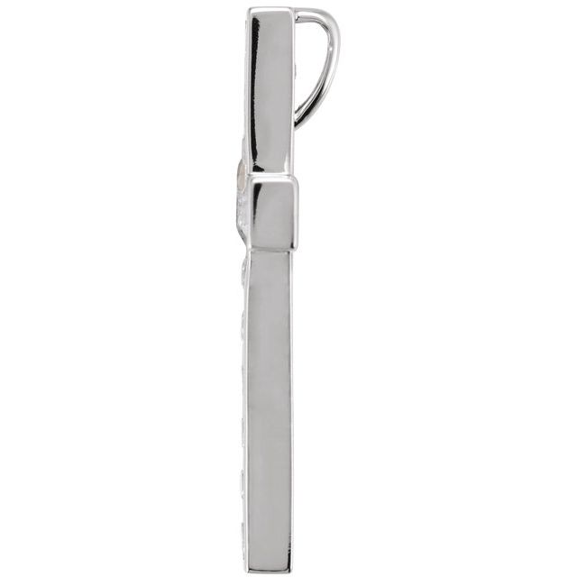 1/3 CTW Diamond 20.4x14.9mm Cross Pendant