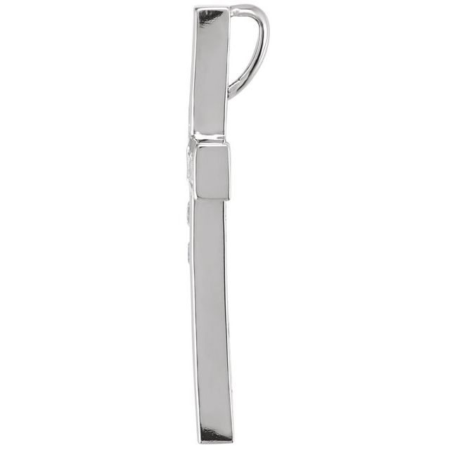 1/3 CTW Diamond 20.4x14.9mm Cross Pendant