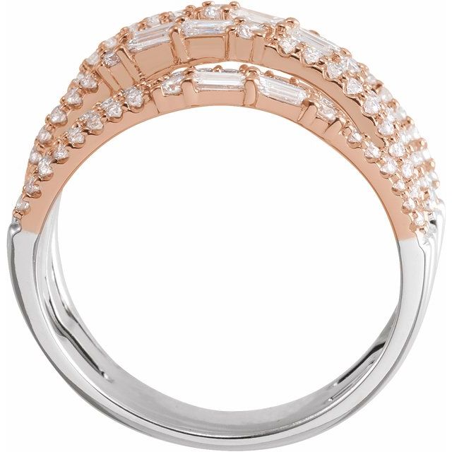 1 CTW Natural Diamond Negative Space Ring