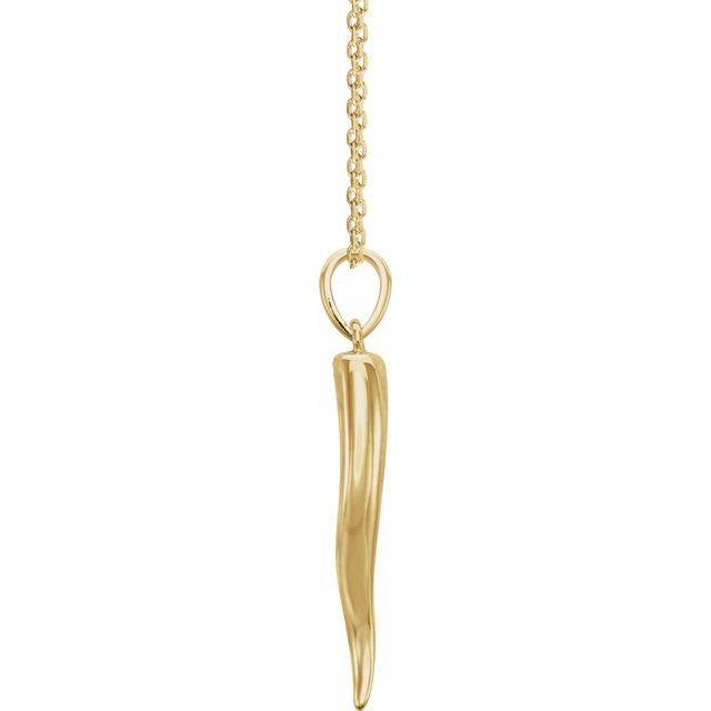 Italian Horn Pendant