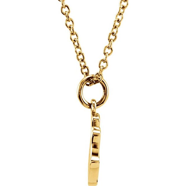 Tiny Posh Crown Necklace