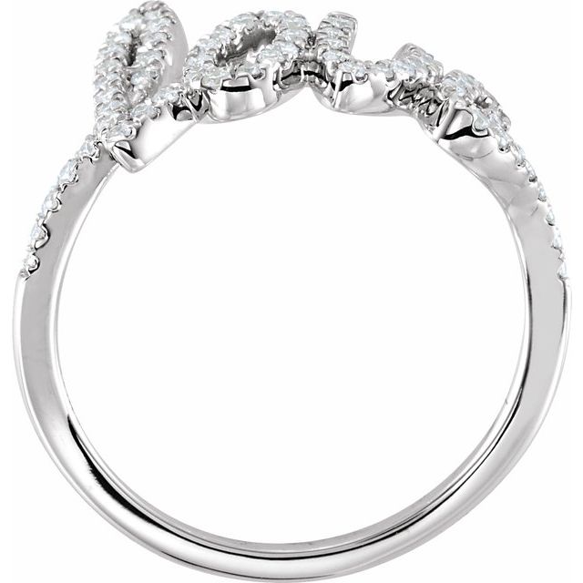 1/4 CTW Natural Diamond Love Ring