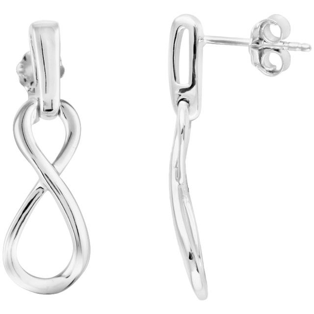 Infinity-Inspired Dangle Earrings