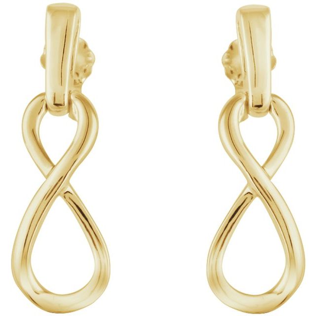 Infinity-Inspired Dangle Earrings