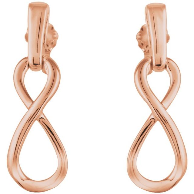 Infinity-Inspired Dangle Earrings