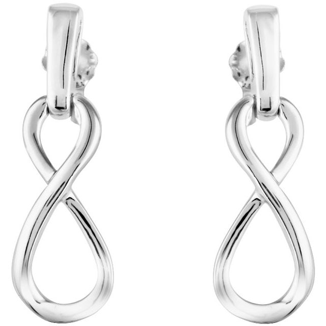 Infinity-Inspired Dangle Earrings