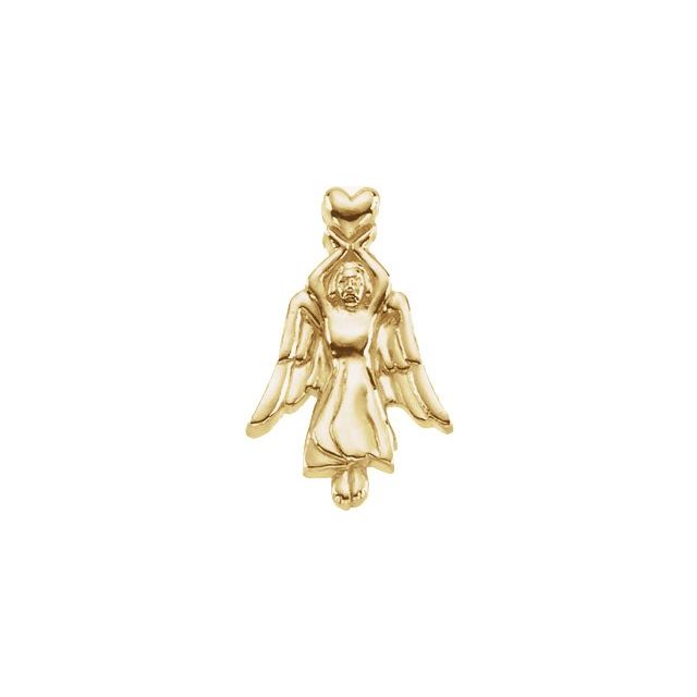 Angel with Heart Lapel Pin
