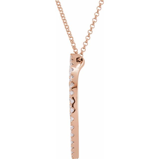 Round 1 CTW Natural Diamond Circle Necklace