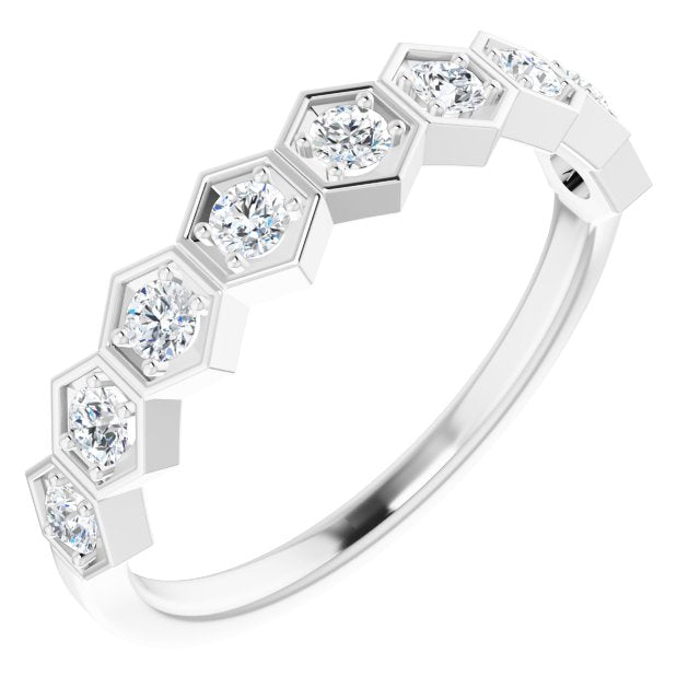 Round 1/3 CTW Natural Diamond Stackable Ring