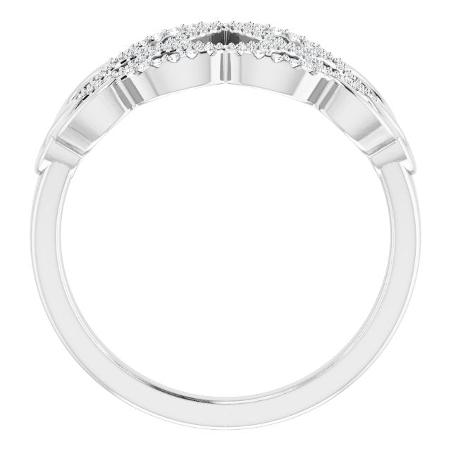 1/5 CTW Diamond Woven Ring