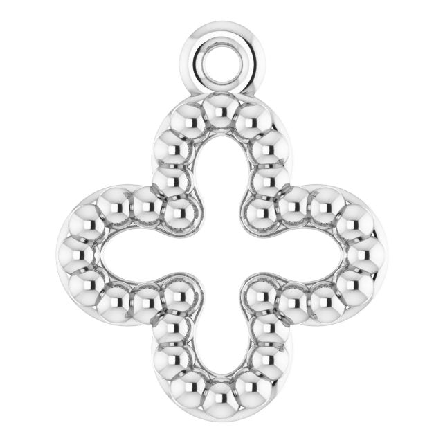 Beaded Clover Pendant
