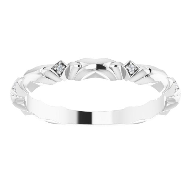 .02 CTW Natural Diamond Anniversary Band