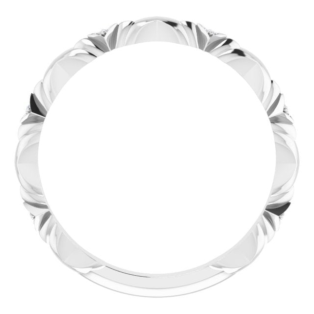 .02 CTW Natural Diamond Anniversary Band