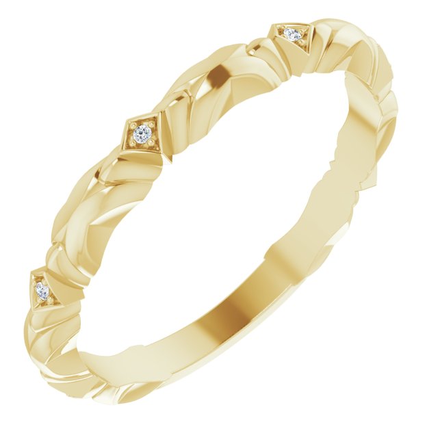 .02 CTW Natural Diamond Anniversary Band
