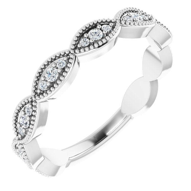 1/5 CTW Natural Diamond Infinity Anniversary Band