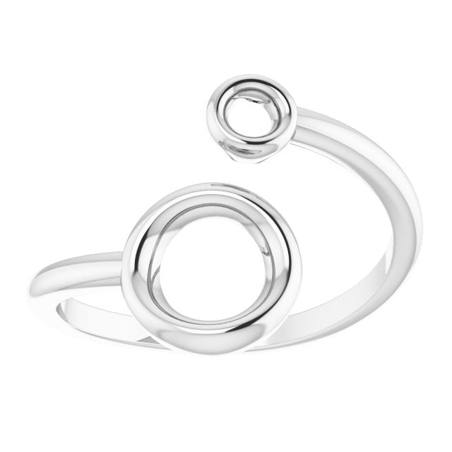 Double Circle Bypass Ring
