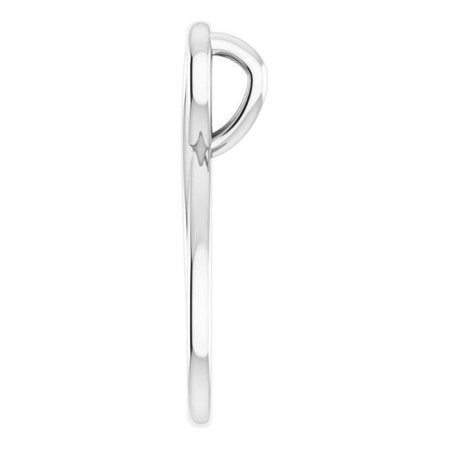 15.3x7.3mm Infinity-Inspired Pendant