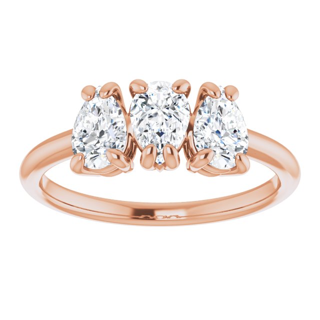 1 CTW Natural Diamond Three-Stone Anniversary Band