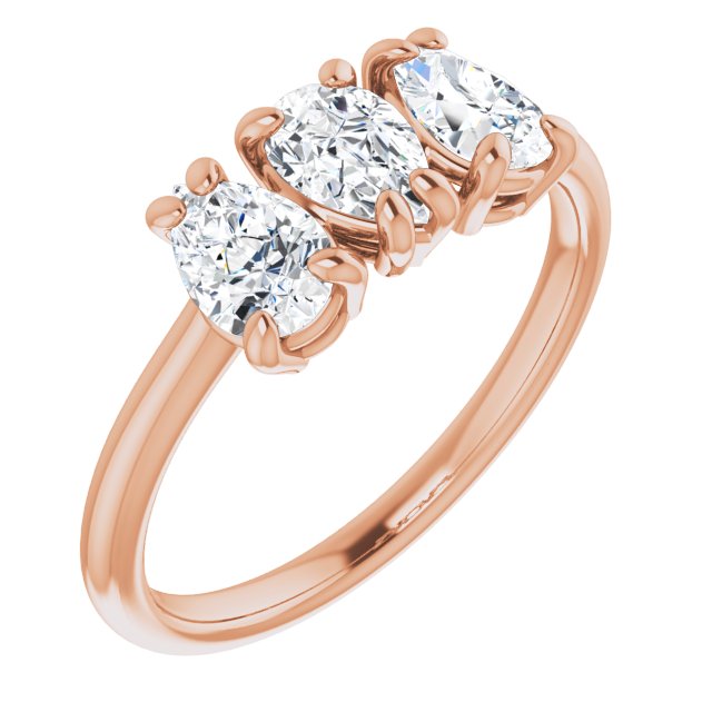 1 CTW Natural Diamond Three-Stone Anniversary Band
