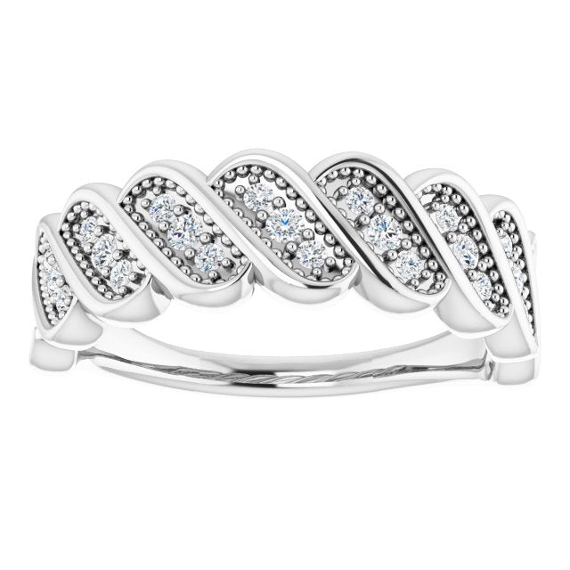 1/4 CTW Diamond Stackable Ring