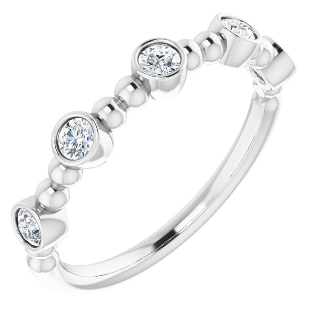 Round 1/3 CTW Natural Diamond Stackable Ring