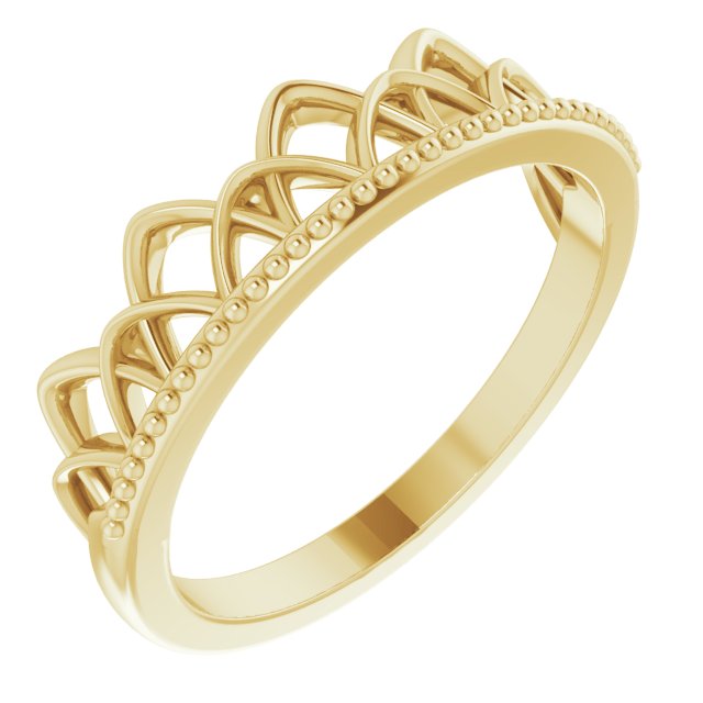 Stackable Crown Ring