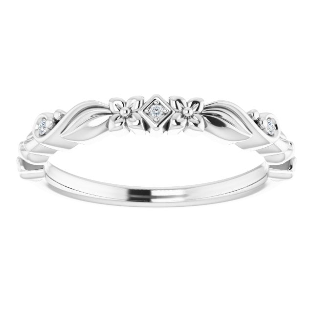 .025 CTW Natural Diamond Anniversary Band