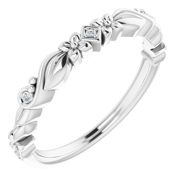 .025 CTW Natural Diamond Anniversary Band