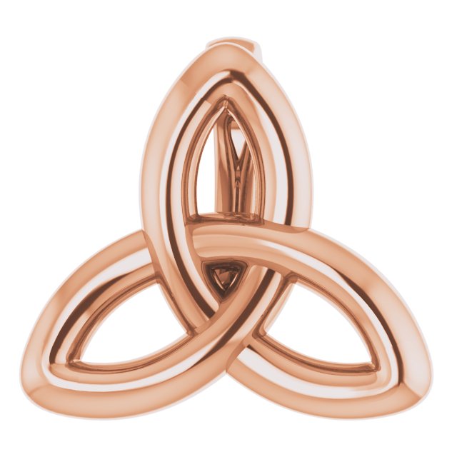 10x9.3mm Celtic-Inspired Trinity Pendant