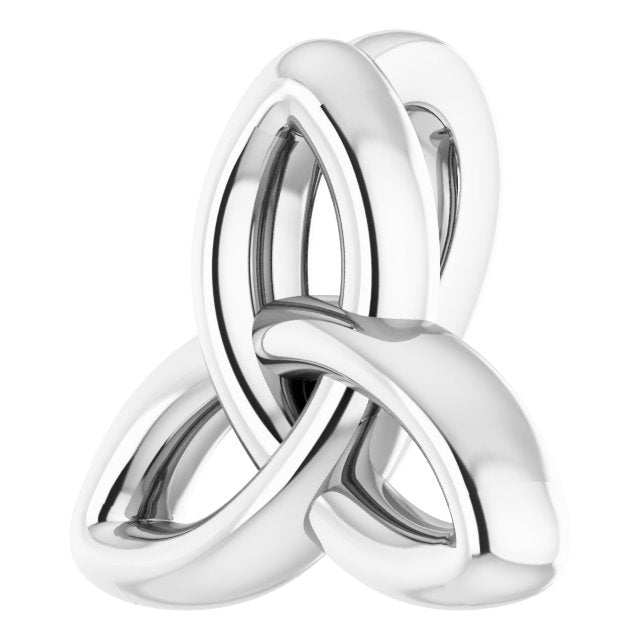 10x9.3mm Celtic-Inspired Trinity Pendant