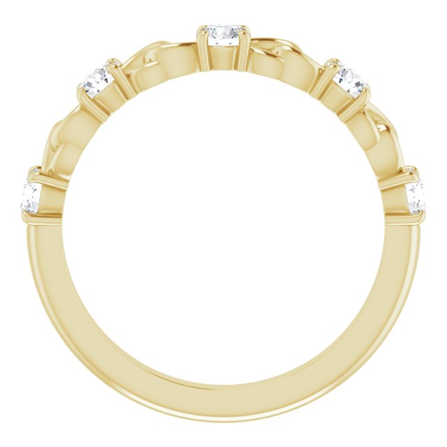 Round 1/2 CTW Natural Diamond Stackable Ring
