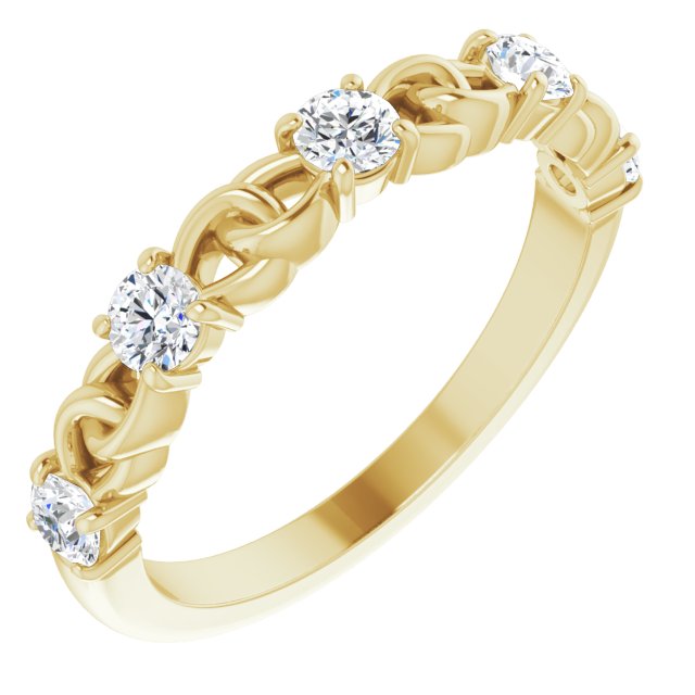 Round 1/2 CTW Natural Diamond Stackable Ring