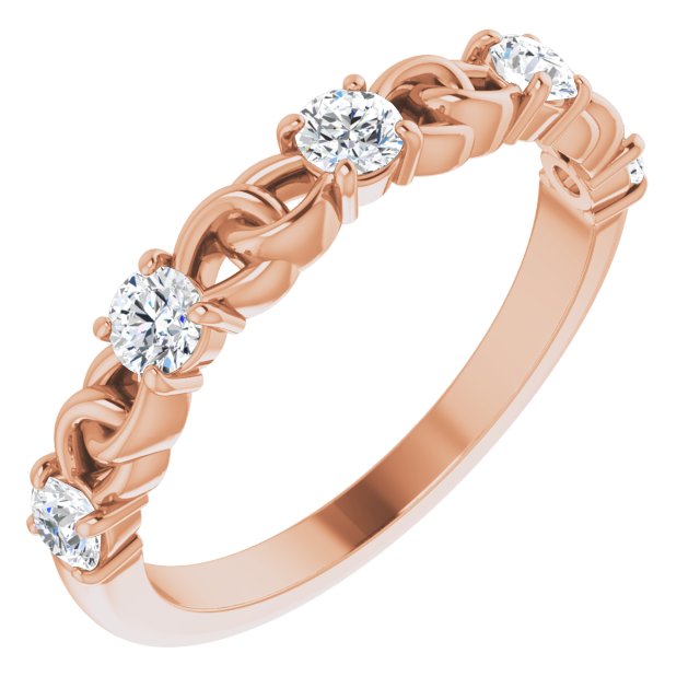 Round 1/2 CTW Natural Diamond Stackable Ring