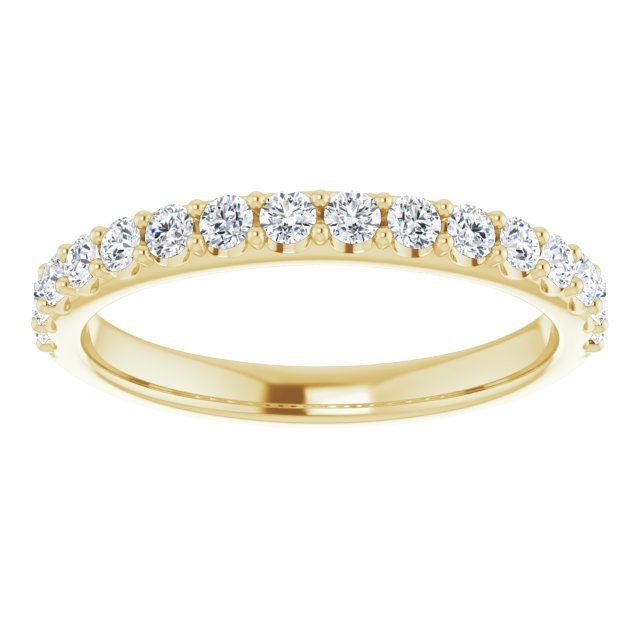 Round 1/2 CTW Natural Diamond Matching Band