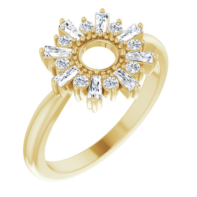 3/8 CTW Diamond Circle Ring