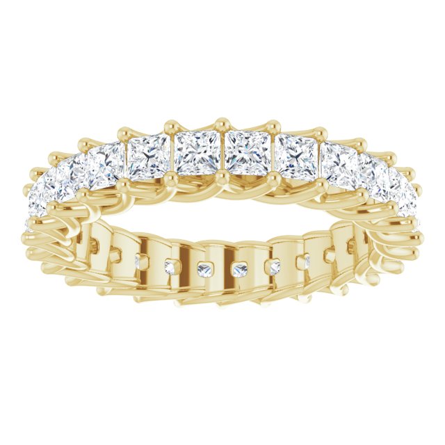 Square 2 3/8 CTW Diamond Eternity Band