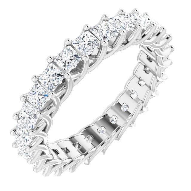 Square 2 3/8 CTW Diamond Eternity Band
