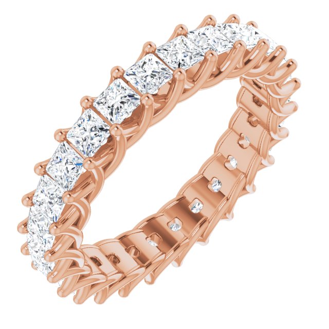Square 2 3/8 CTW Diamond Eternity Band