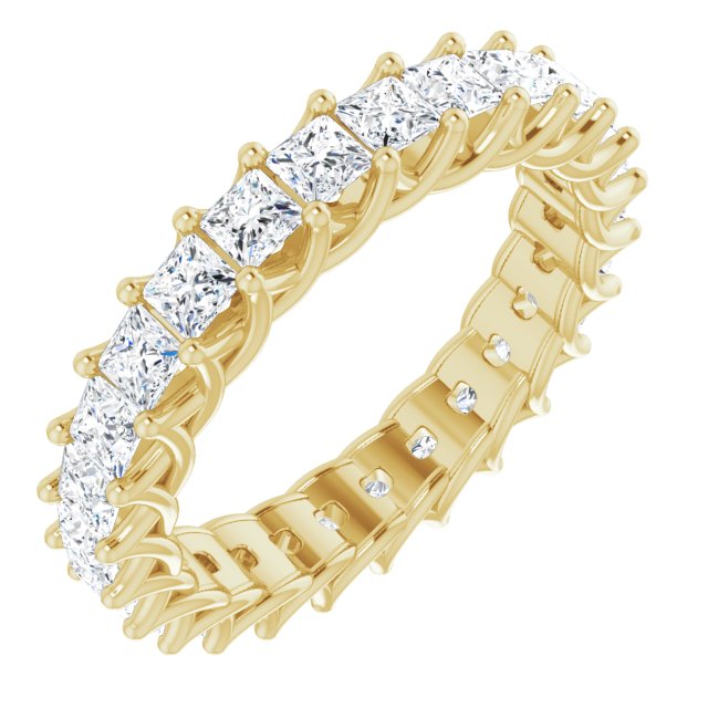 Square 2 3/8 CTW Diamond Eternity Band