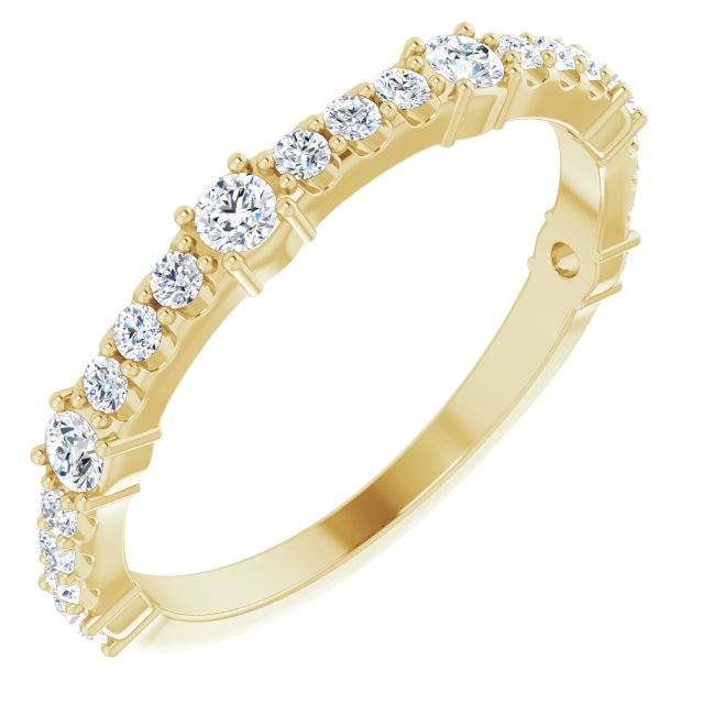 Round 3/8 CTW Lab-Grown Diamond Anniversary Band