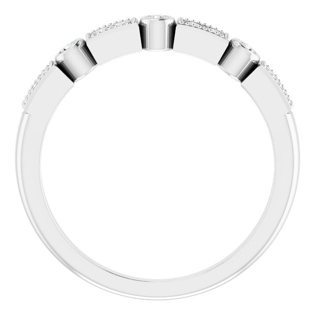 1/6 CTW Natural Diamond Anniversary Band