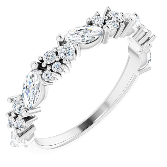 7/8 CTW Natural Diamond Anniversary Band