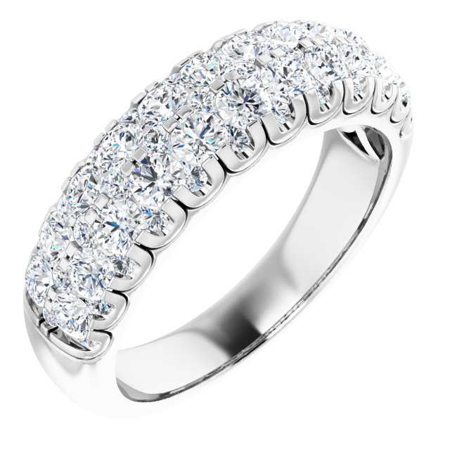 1 1/2 CTW Natural Diamond Anniversary Band