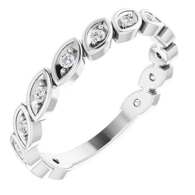 Round 1/5 CTW Lab-Grown Diamond Anniversary Band